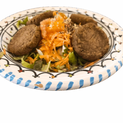 Falafel e insalata